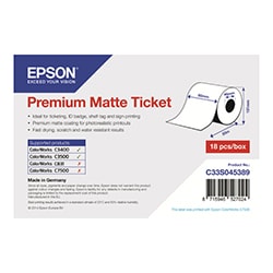 Epson Rouleau Papier matte 80mmx50m - C33S045389