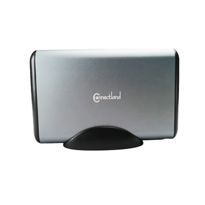 Connectland USB3.1 pour DD 3.5" SATA - Gris Acier - Boîtier externe - 0
