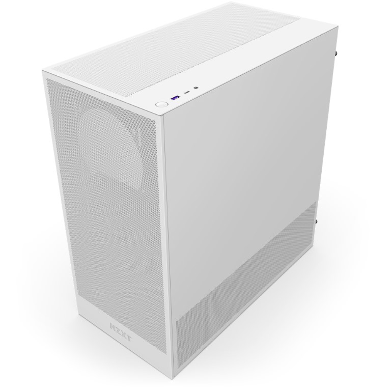 NZXT H5 Flow Blanc Blanc - Boîtier PC NZXT - Cybertek.fr - 3