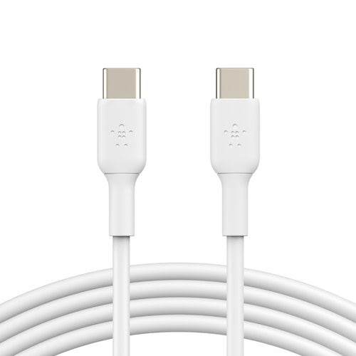 USB-C to USB-C Cable 2M White - Connectique PC - Cybertek.fr - 4