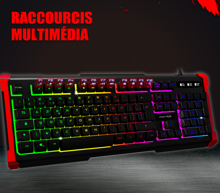Advance GTA 240 RGB - Clavier PC Advance - Cybertek.fr - 2