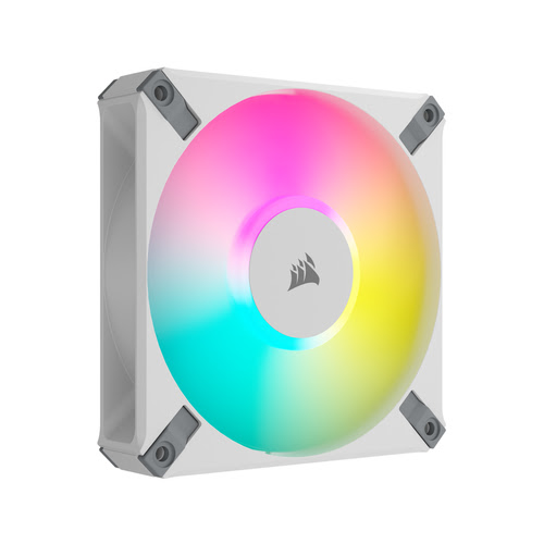 Corsair iCUE AF120 Elite RGB 120 mm Blanc - Ventilateur boîtier