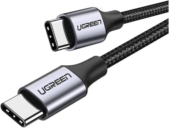 Câble USB-C Nylon 60W - 2m - Noir - Connectique PC - Cybertek.fr - 0