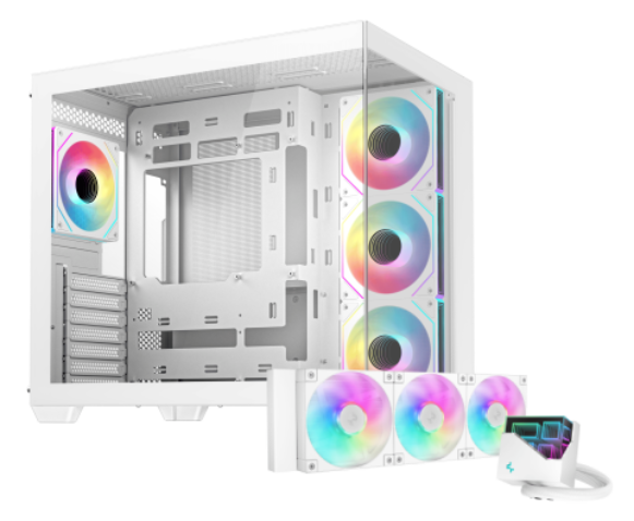 Deepcool CG530 4F Blanc Blanc - Boîtier PC Deepcool - Cybertek.fr - 0