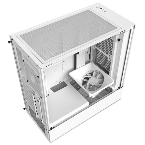 NZXT H5 Flow Blanc Blanc - Boîtier PC NZXT - Cybertek.fr - 3