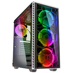 Kolink Phalanx V2 Boîtier PC Moyen Tour - RGB PC Case - Boitier PC Gamer -  Tour D'rdinateur Vide - Boitier PC Verre Trempé - Noir : :  Informatique