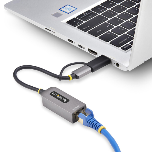 Adaptateur Ethernet vers USB-C/USB-A - Connectique PC - 6