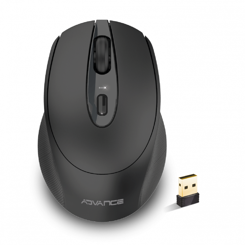 Advance Feel Wireless Noire - Souris PC Advance - Cybertek.fr - 0