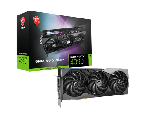 MSI GeForce RTX 4090 GAMING X SLIM 24G  - Carte graphique MSI - 0