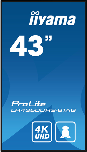 Iiyama LH4360UHS-B1AG (LH4360UHS-B1AG) - Achat / Vente Affichage dynamique sur Cybertek.fr - 5