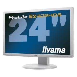 Iiyama 24 pouces  PLB2409HDS-W1 - Ecran PC Iiyama - Cybertek.fr - 0