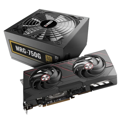 Pulse Radeon RX 9070 GAMING OC 16Go + MRG-750G# - Cybertek.fr - 0