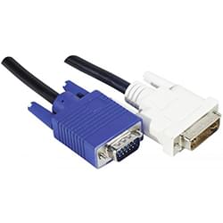 image produit   Câble DVI Male vers VGA Cybertek