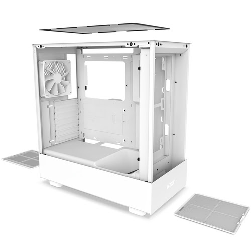 NZXT H5 Flow Blanc Blanc - Boîtier PC NZXT - Cybertek.fr - 4