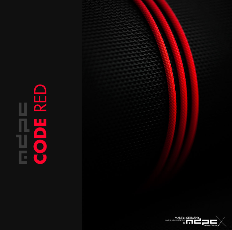 MDPC-X Code-Red Cable Sleeve XTC (SL-XTC-CR) - Achat / Vente Modding sur Cybertek.fr - 0