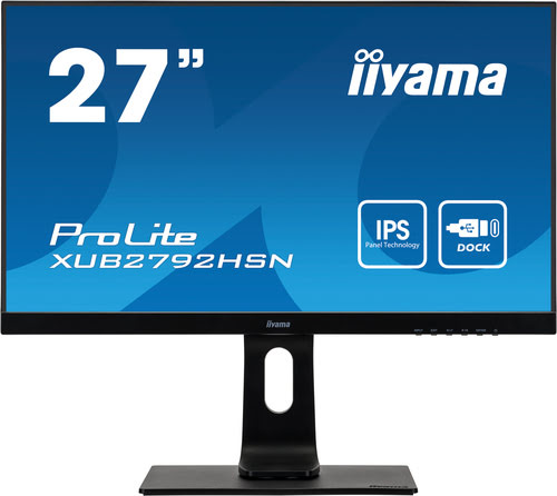 Ecran PC Iiyama XUB2792HSN-B1 - 27"IPS/4ms/FHD/HDMI/DP/USB/HP