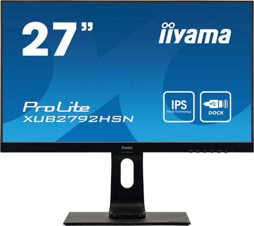 image produit Iiyama XUB2792HSN-B1 - 27" FHD avec fonction Dock USB-C Cybertek