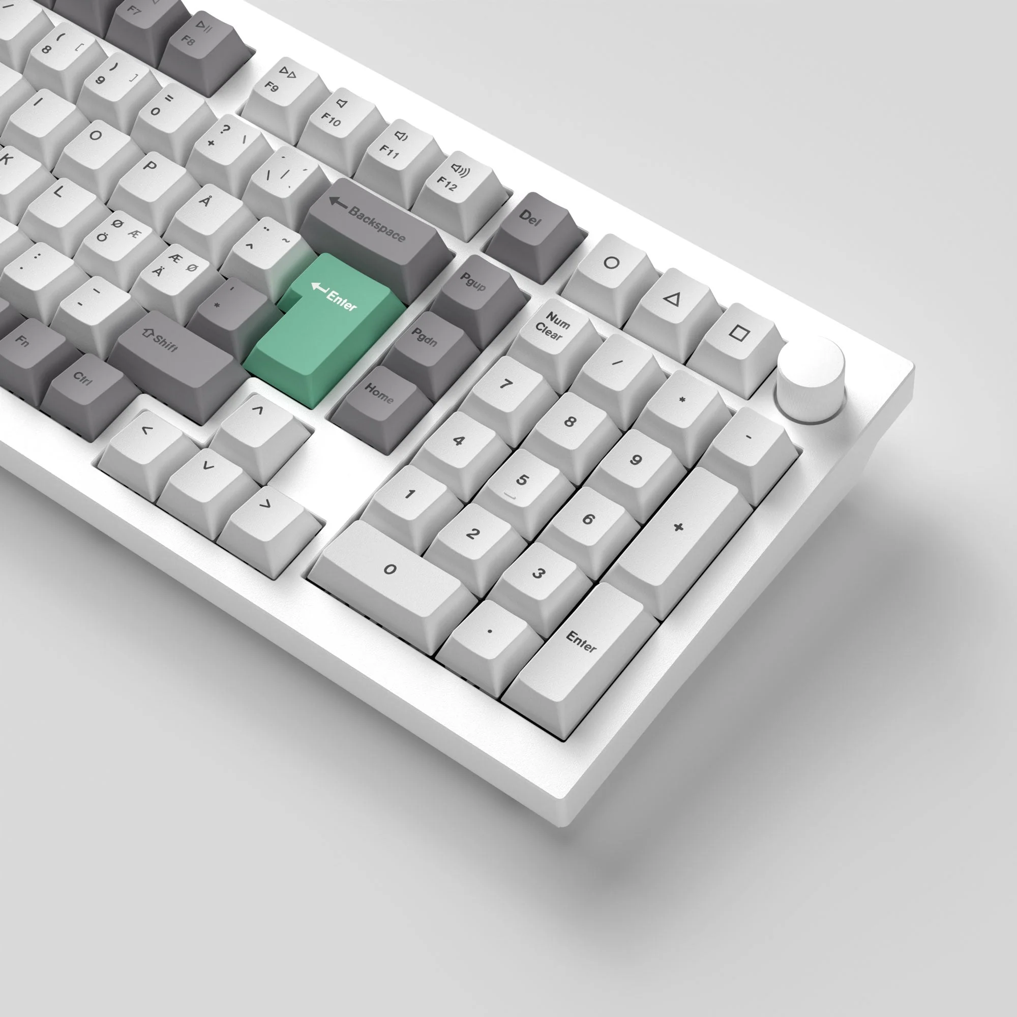 Keychron Set de touches - White Mint - Complet/ISO-FR/PBT (T61) - Achat / Vente Modding sur Cybertek.fr - 3