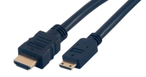 Câble HDMI/mini HDMI HighSpeed mâle/mâle - 2m - 0