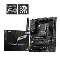 Carte mère MSI PRO B760-P WIFI DDR4 Cybertek