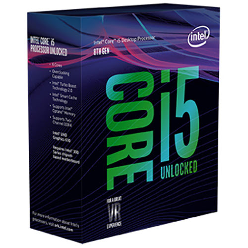 Intel Core i5-8600K - 3.6GHz - Processeur Intel - Cybertek.fr - 0