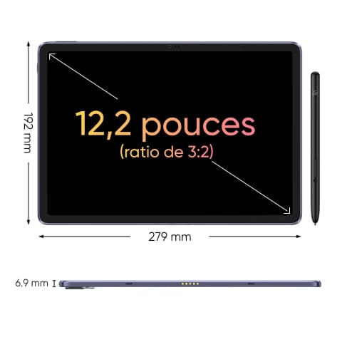 XPPEN Magic Drawing Pad/2540LPI/12"/Violet - Tablette graphique - 1
