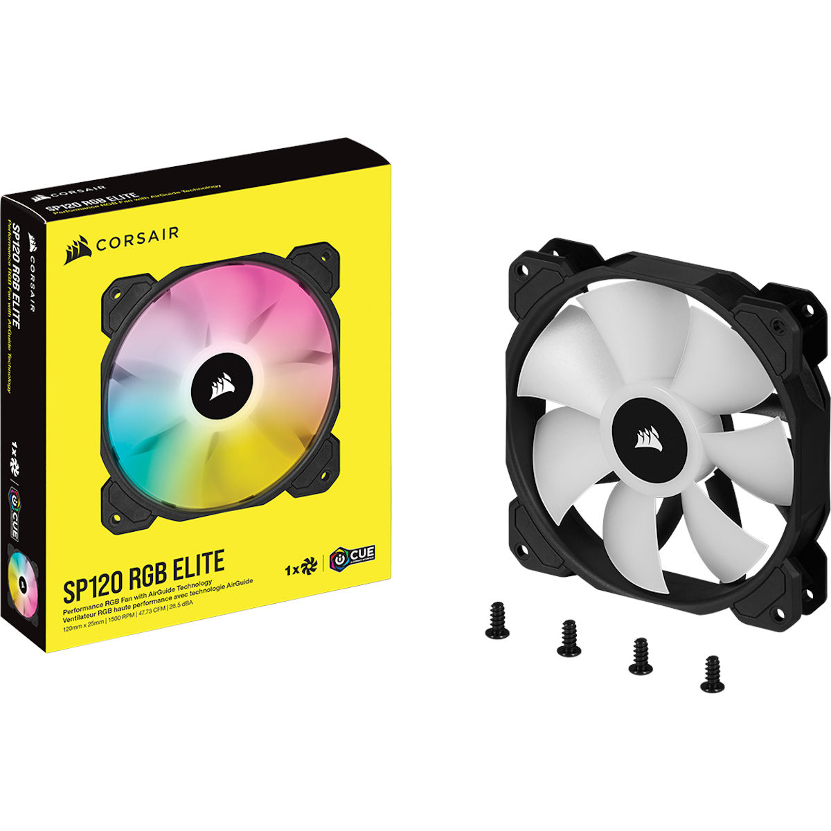 Corsair SP120 RGB ELITE - Ventilateur boîtier - Garantie 3 ans LDLC