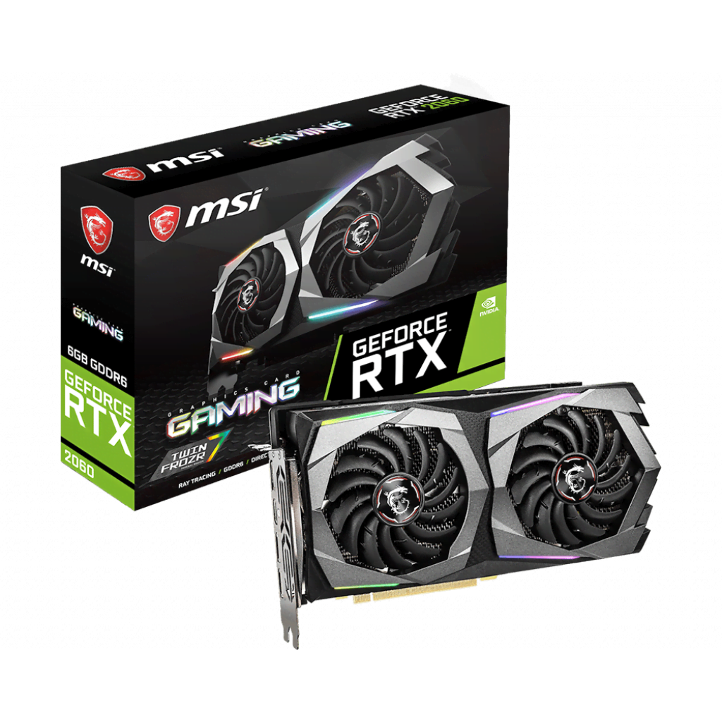 MSI RTX 2060 GAMING 6G  - Carte graphique MSI - Cybertek.fr - 0