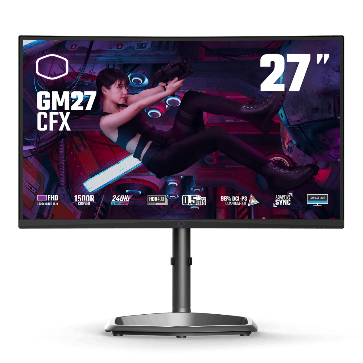 Cooler Master GM27-CFX - 27 CURVE FHD 240Hz Quantum-Dot 0.5ms - image 1