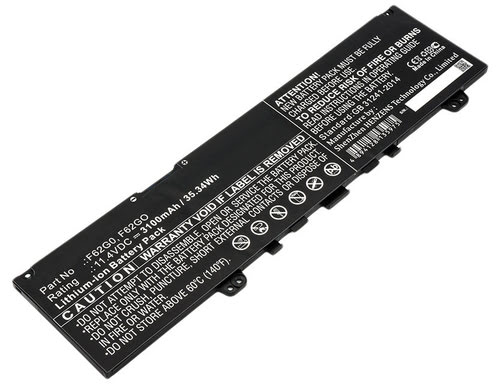 Batterie Li-ion 11,46V 3100mAh - DWXL3855-B036Y2 pour Notebook - 0