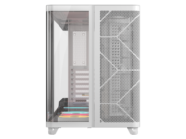 Corsair Air 5400 LX-R RGB Link Blanc Blanc - Boîtier PC Corsair - 1