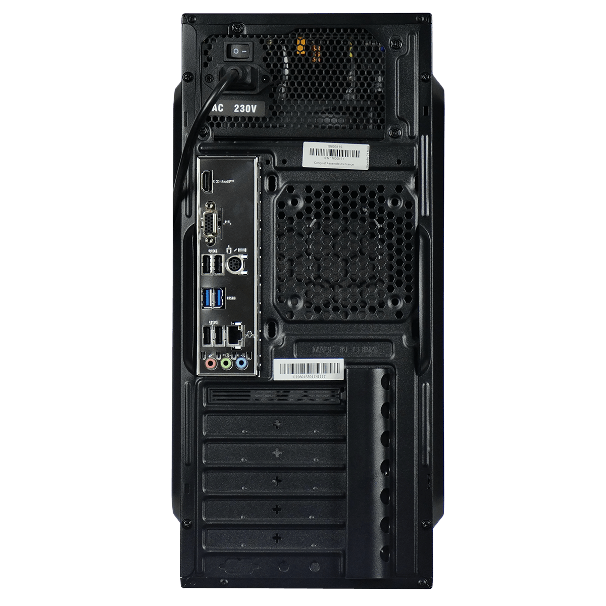 Cybertek FamilyStation I3 - i3-14100/8Go/500Go (PCG-10603177) - Achat / Vente PC Fixe sur Cybertek.fr - 3