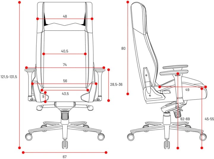 Diablo Chairs  X-Custom Noir - Siège PC Gamer - Cybertek.fr - 6