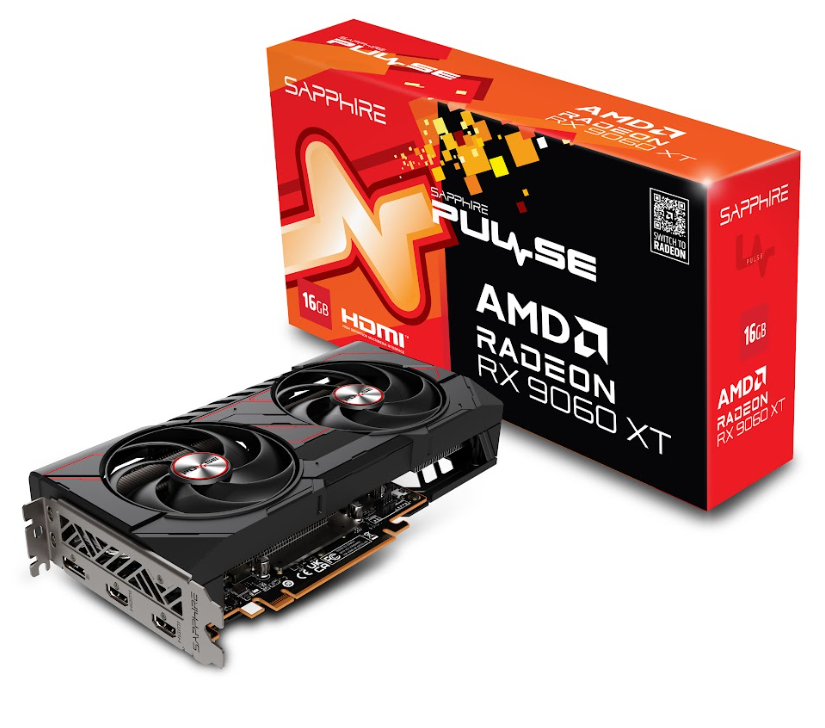 Sapphire Pulse Radeon RX 9060 XT GAMING OC 16GB# - Carte graphique - 0