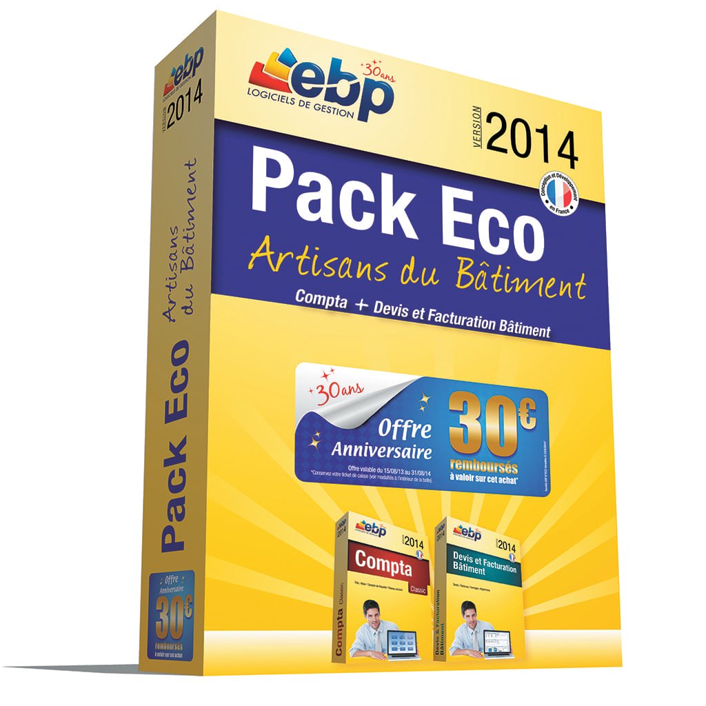 EBP Pack Eco Artisans du Bâtiment 2014 - Logiciel application - 0