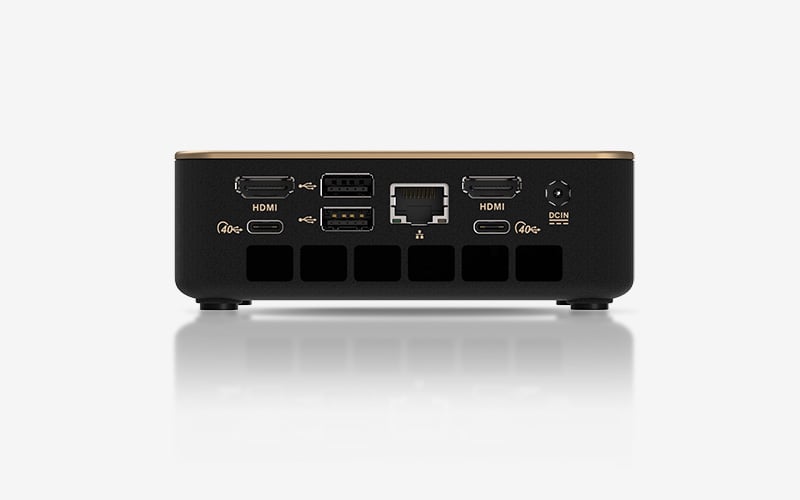 Sapphire EDGE AI Ryzen AI 9 HX 370/So DDR5/M.2 nvme/Wifi/BT - Barebone et Mini-PC - 4