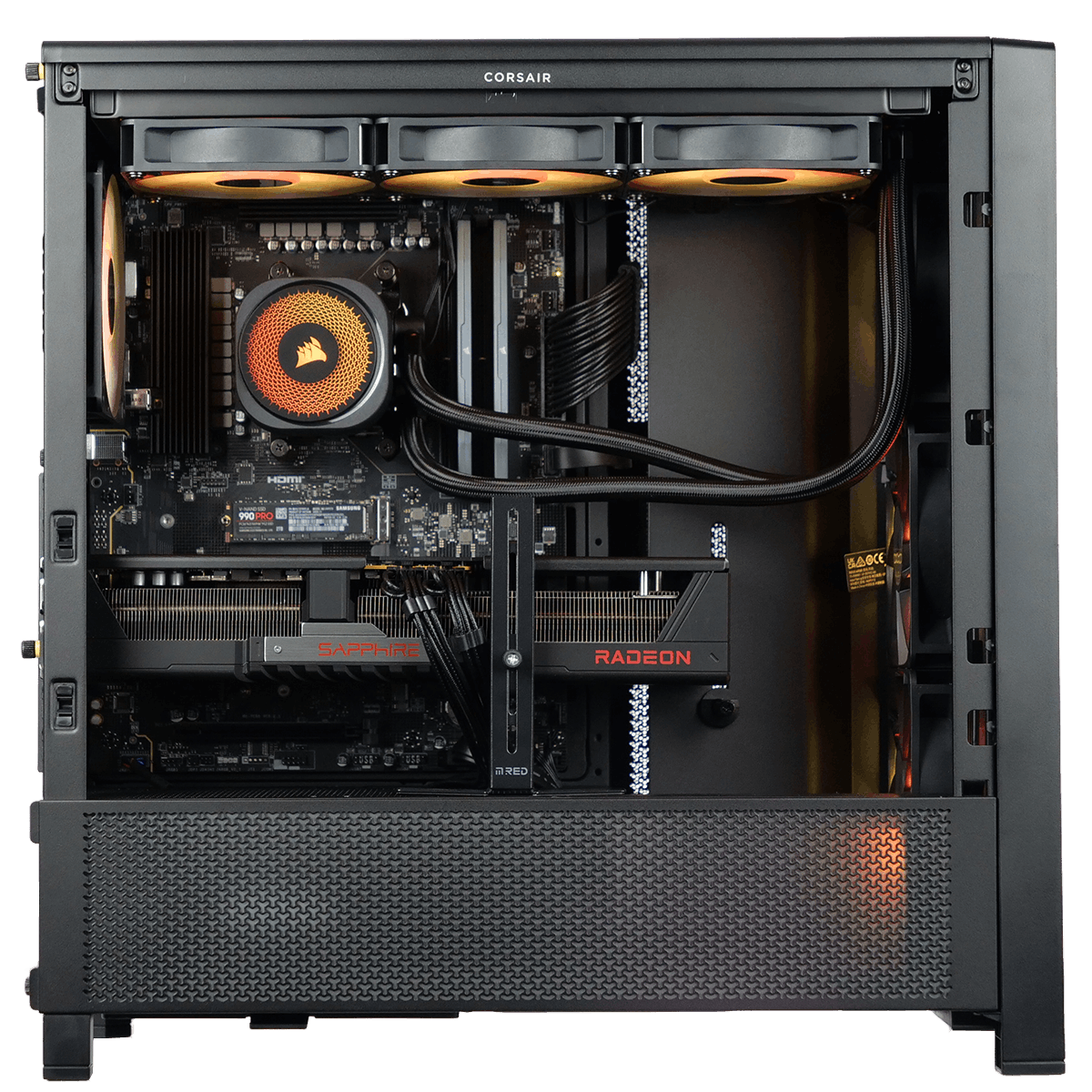 Cybertek SABER powered by Corsair - R7-9800X3D/9070XT/32Go/2To - CYB (PCG-10602901) - Achat / Vente PC Fixe sur Cybertek.fr - 1