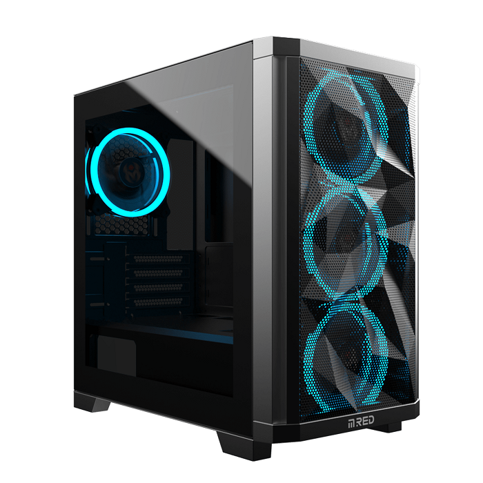 M.RED StarDust Mini Noir ARGB Noir - Boîtier PC M.RED - 0