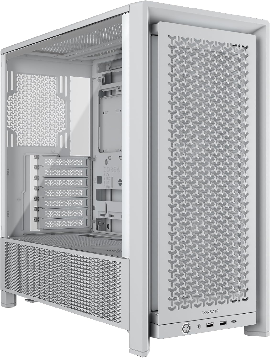 Corsair MT/Sans Alim/ATX Blanc - Boîtier PC Corsair - Cybertek.fr - 0