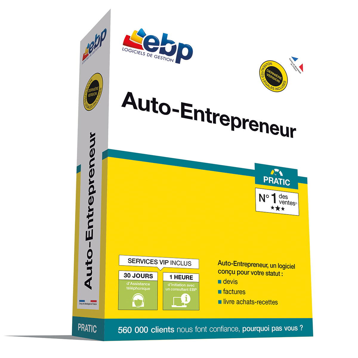 EBP Auto-Entrepreneur + VIP - Logiciel application - Cybertek.fr - 0