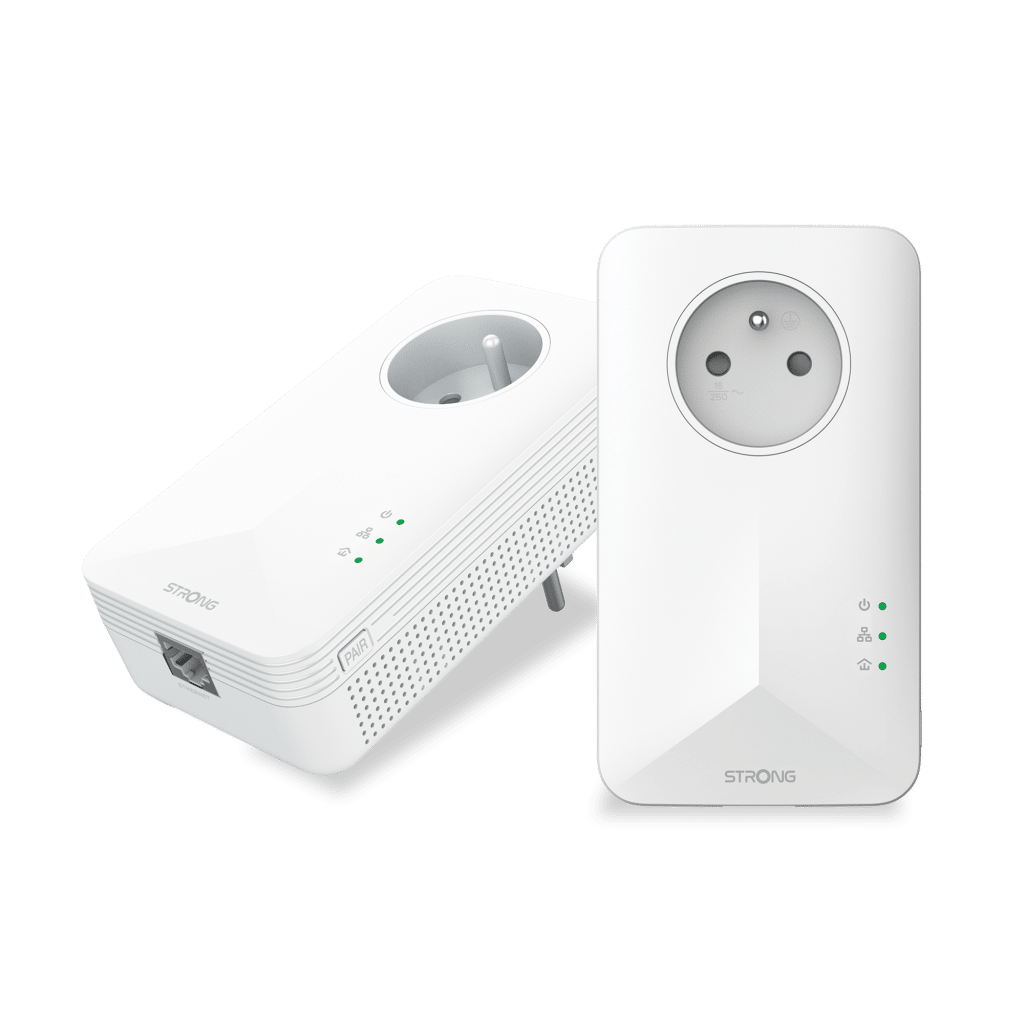 Strong Powerline 1000 KIT V2 (1000Mb) - Pack de 2-Seconde Vie-Très Bon Etat - Adaptateur CPL - 0