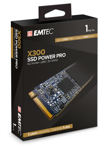 Emtec ECSSD1TX300 960Go-1To M.2 - Disque SSD Emtec - Cybertek.fr - 1