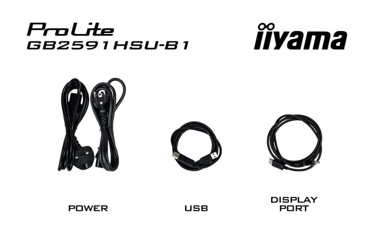 Iiyama 25 pouces  GB2591HSU-B1 - Ecran PC Iiyama - Cybertek.fr - 9