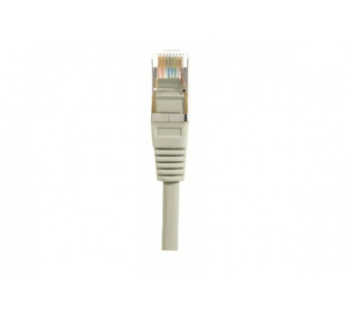 Cable RJ45 cat 5e F/UTP gris - 0,15 m - Connectique réseau - 0