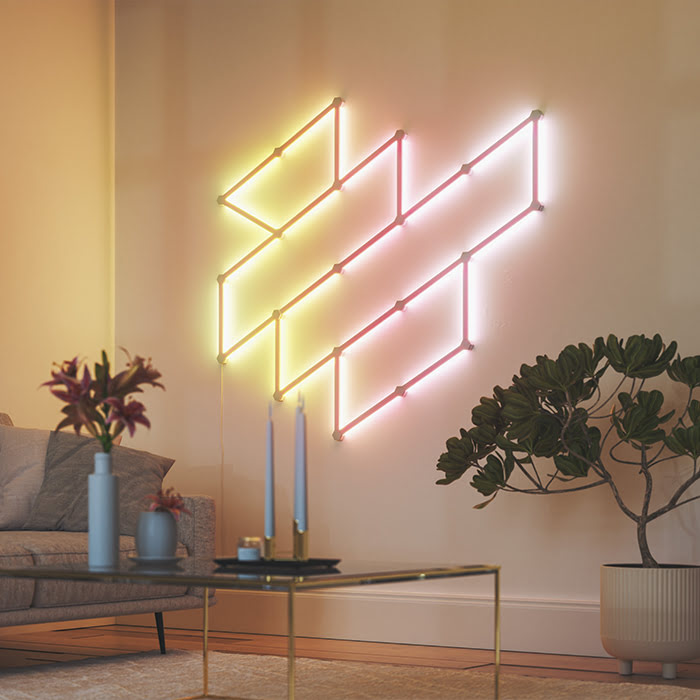 Nanoleaf Lines Starter Kit - 15 pièces (NL59-K-6002LW-15PK-EU) - Achat / Vente Objet connecté / Domotique sur Cybertek.fr - 6