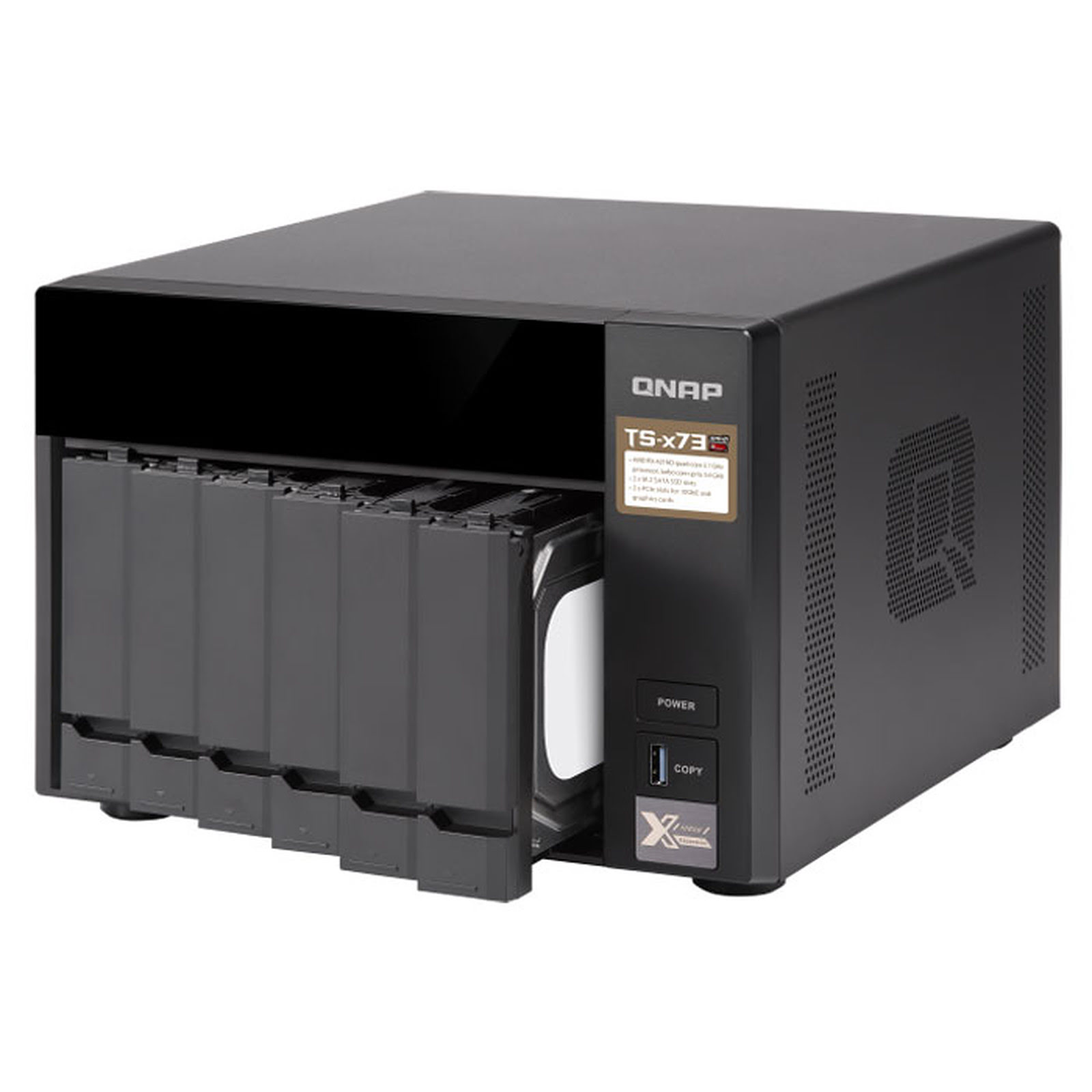 Qnap TS-673-8G - 6 HDD - Serveur NAS Qnap - Cybertek.fr - 2