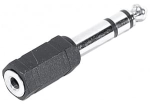 Adaptateur Jack 3.5 F vers 6.35 M - Connectique TV/Hifi/Video - 0