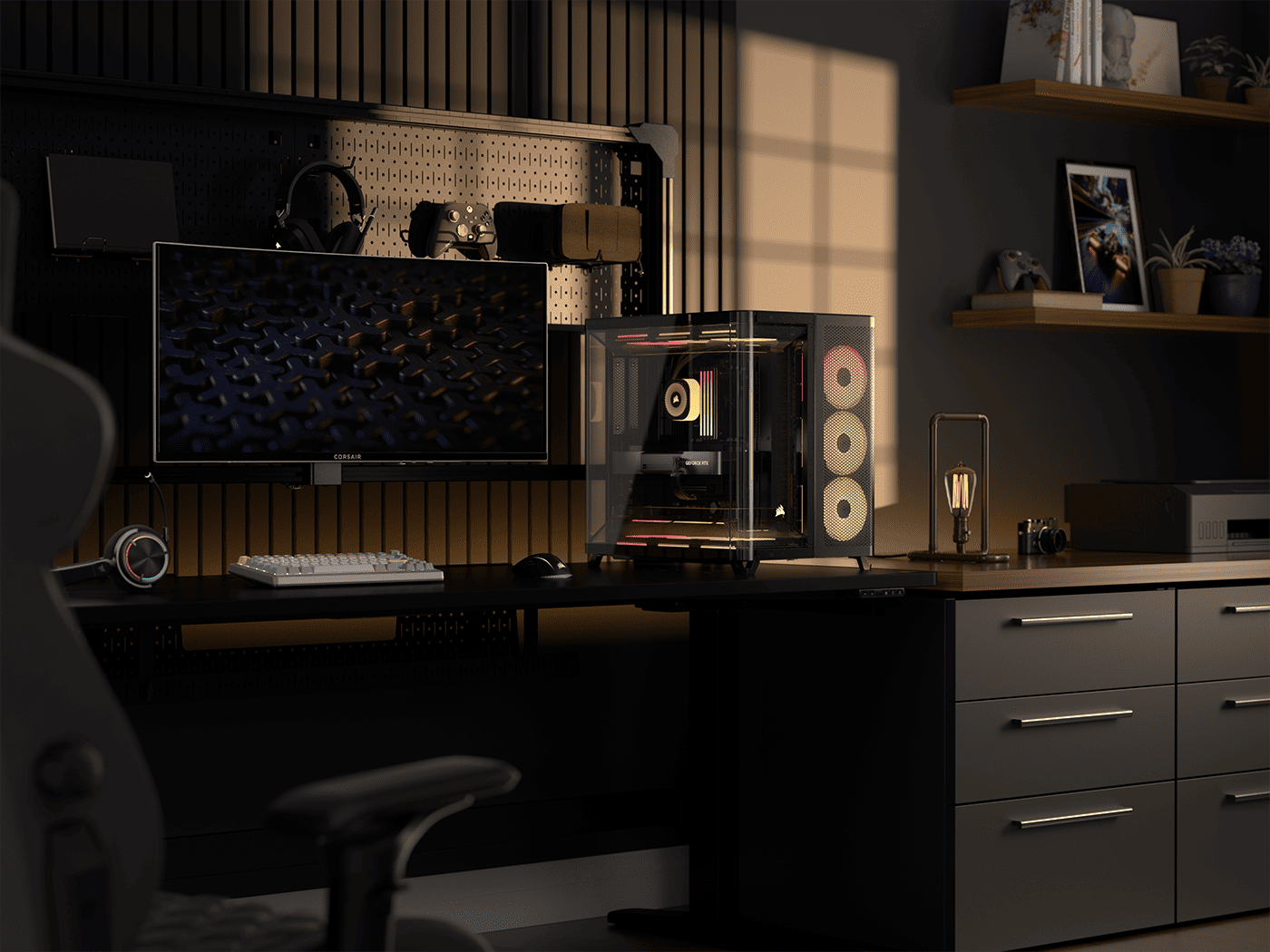 Corsair Air 5400 LX-R RGB Link Noir Noir - Boîtier PC Corsair - 2