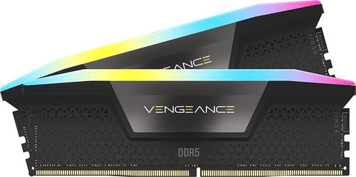 image produit Corsair Vengeance RGB 32Go (2x16Go) DDR5 5200MHz Cybertek