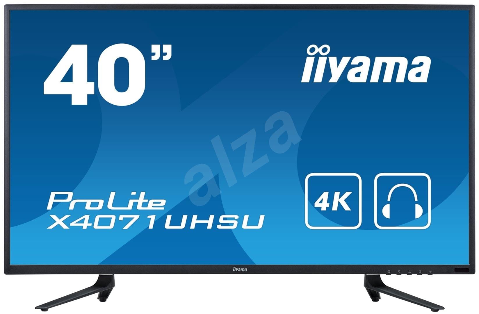 Iiyama 40 pouces  X4071UHSU-B1 - Ecran PC Iiyama - Cybertek.fr - 0
